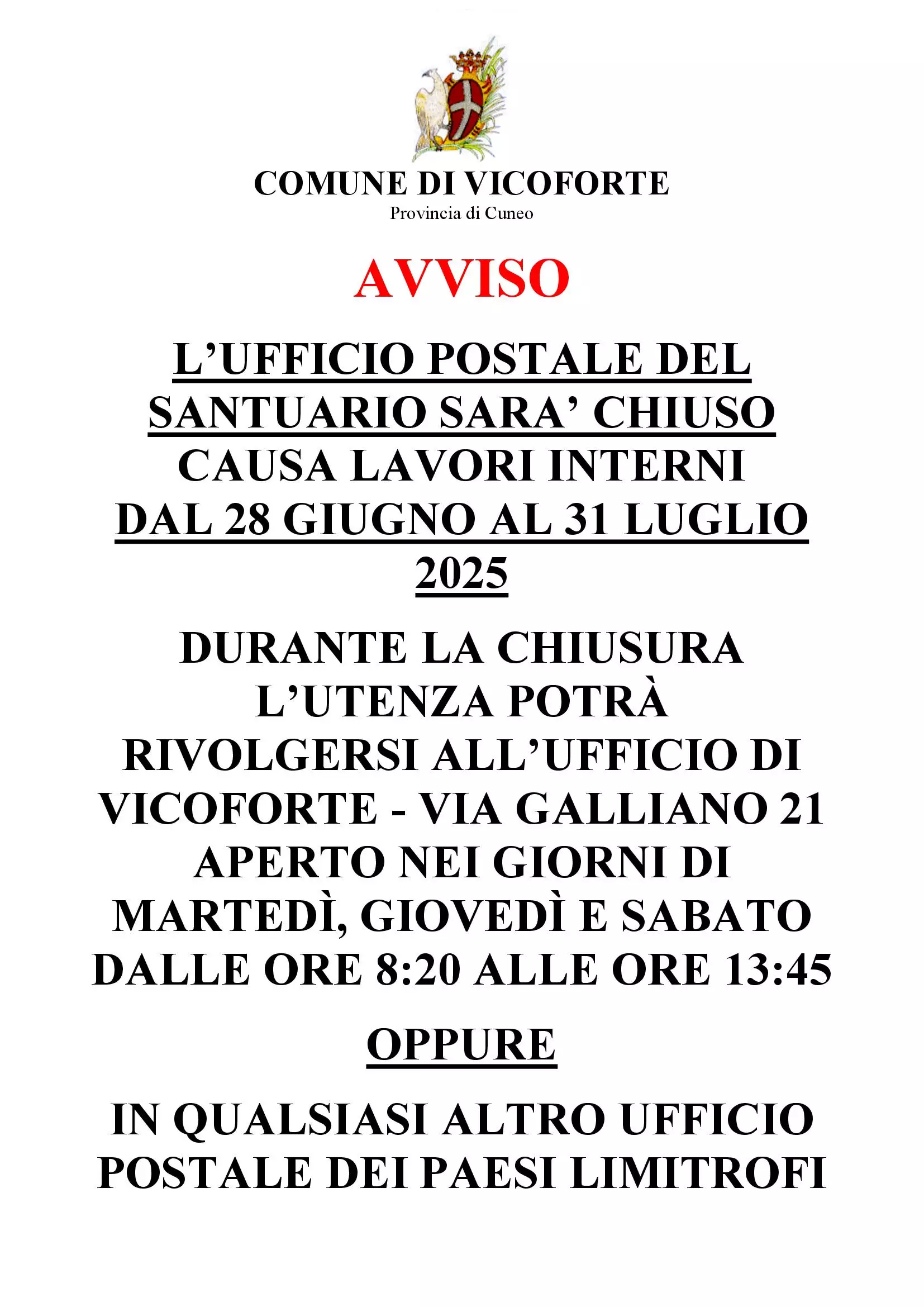 avviso