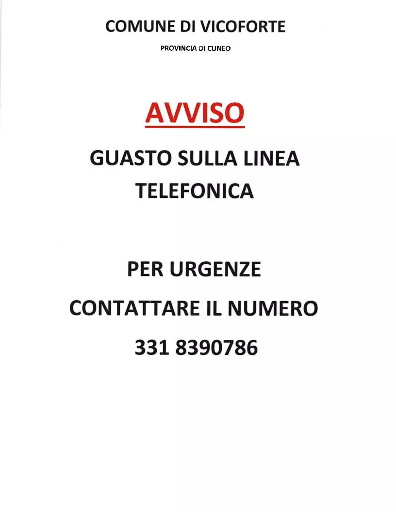 AVVISO