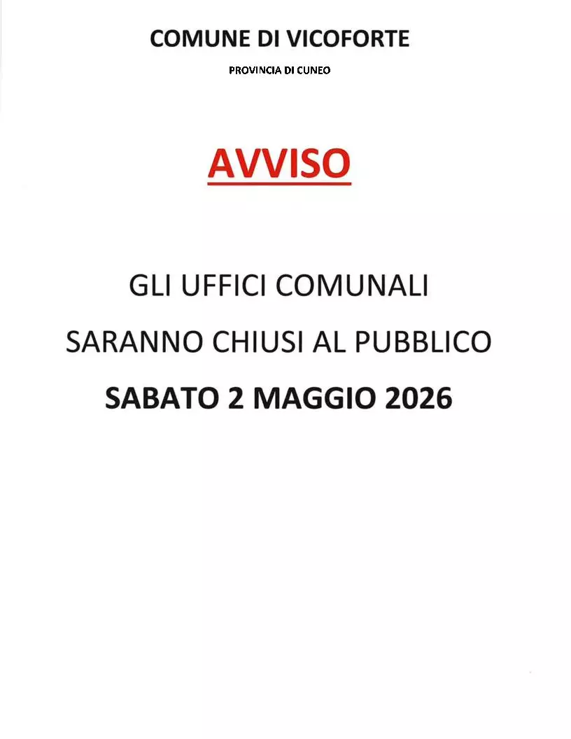 AVVISO